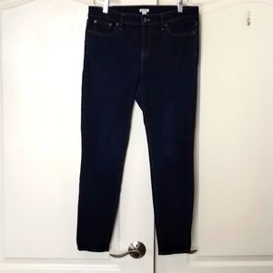 J. Crew Skinny dark wash jeans size 30 inseam 27" non-distressed